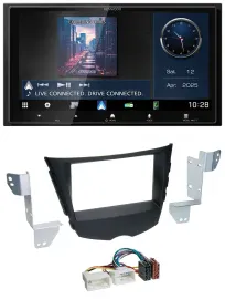 Kenwood Bluetooth 2DIN USB DAB MP3 Autoradio für Hyundai Veloster FS ab 2011
