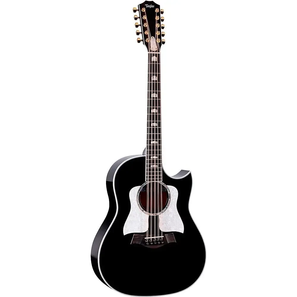 Электроакустическая гитара Taylor 657ce Grand Pacific Bajo Quinto Black с кейсом