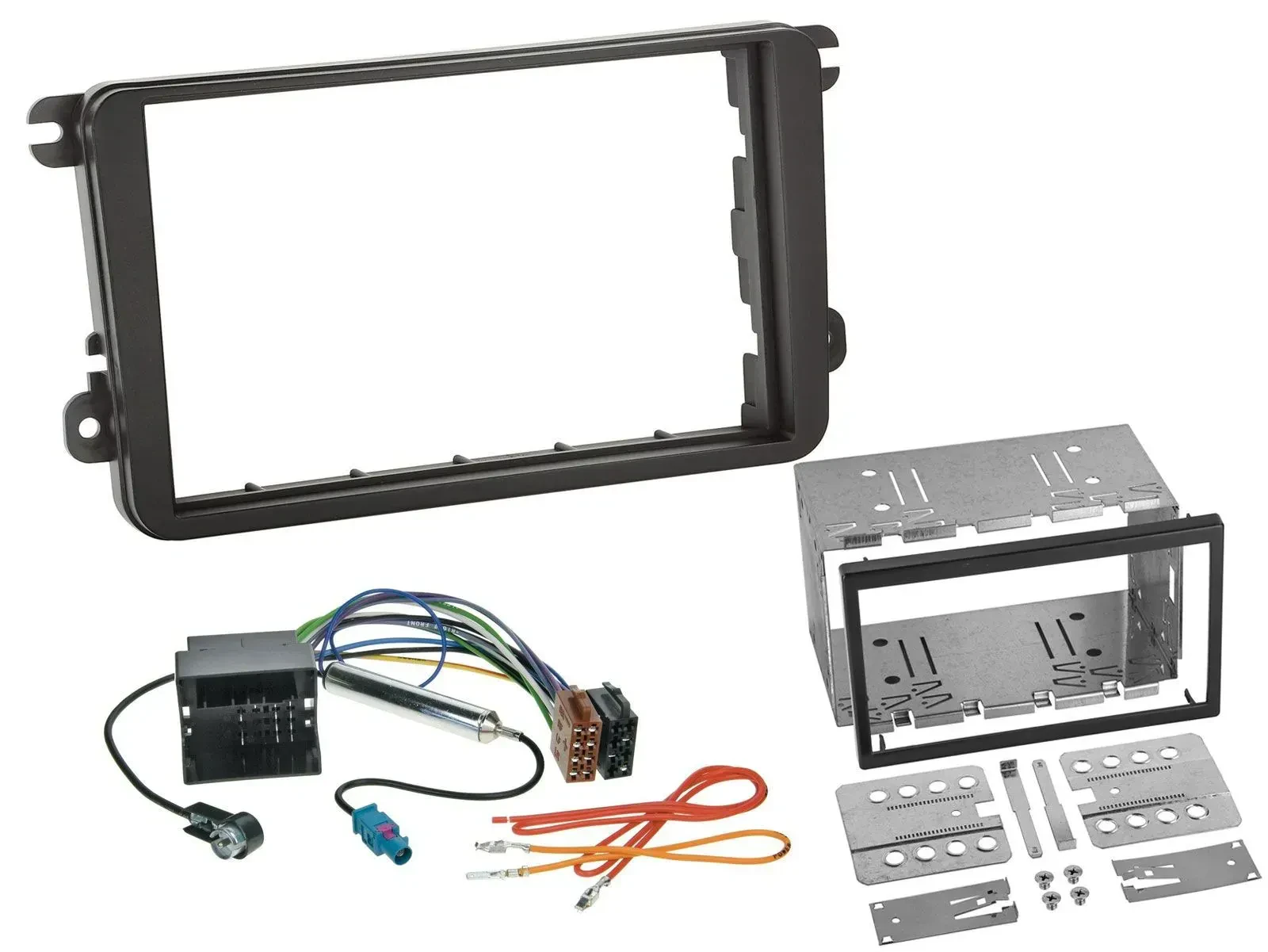 Einbauset Doppel DIN Autoradio für VW Amarok ab 10 Beetle ab 11 EOS ab 06