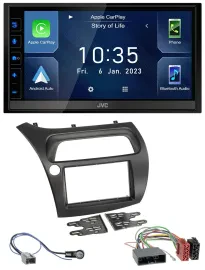 JVC DAB Bluetooth MP3 USB 2DIN Autoradio für Honda Civic (2006-2012)