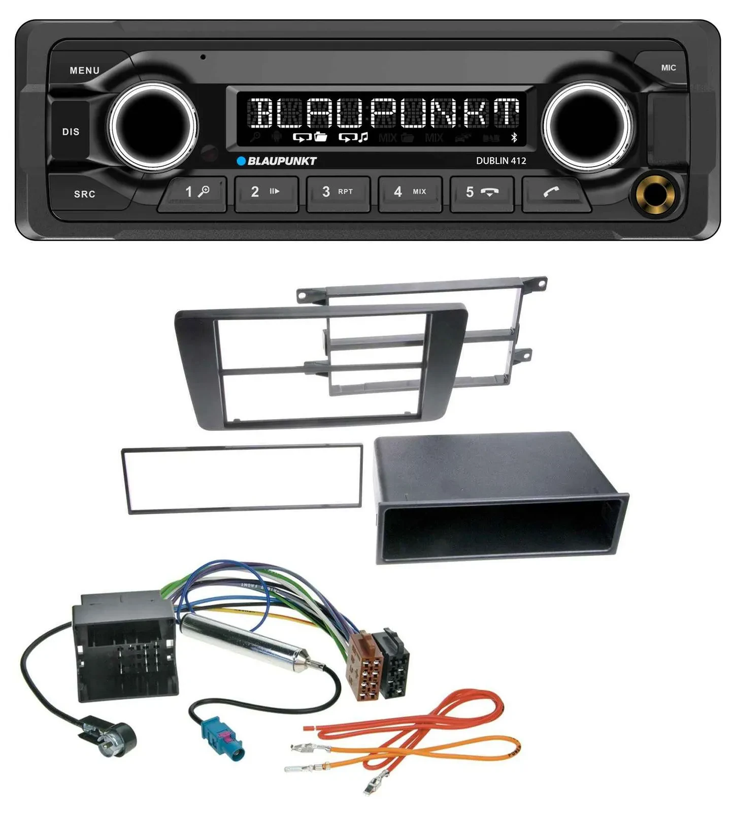 Blaupunkt MP3 Bluetooth USB AUX Autoradio für Skoda Octavia II 2004-2013 Yeti ab