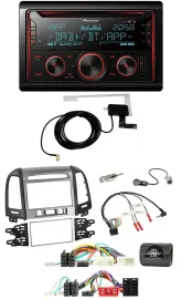 Pioneer 2DIN Lenkrad DAB USB CD Bluetooth Autoradio für Hyundai Santa Fe 10-12 3