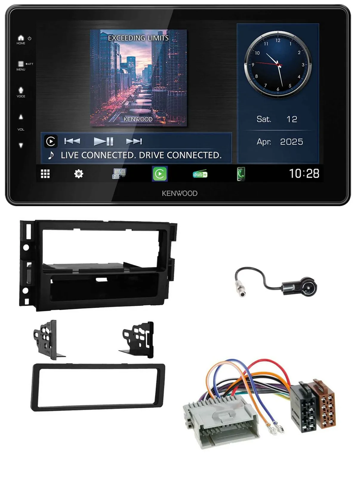 Kenwood MP3 Bluetooth USB DAB Autoradio für Buick Enclave 2008-2012 Lucerne 2006