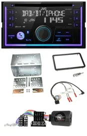 JVC Lenkrad USB 2DIN DAB Bluetooth CD Autoradio für Alfa Romeo 159 Brera Spider