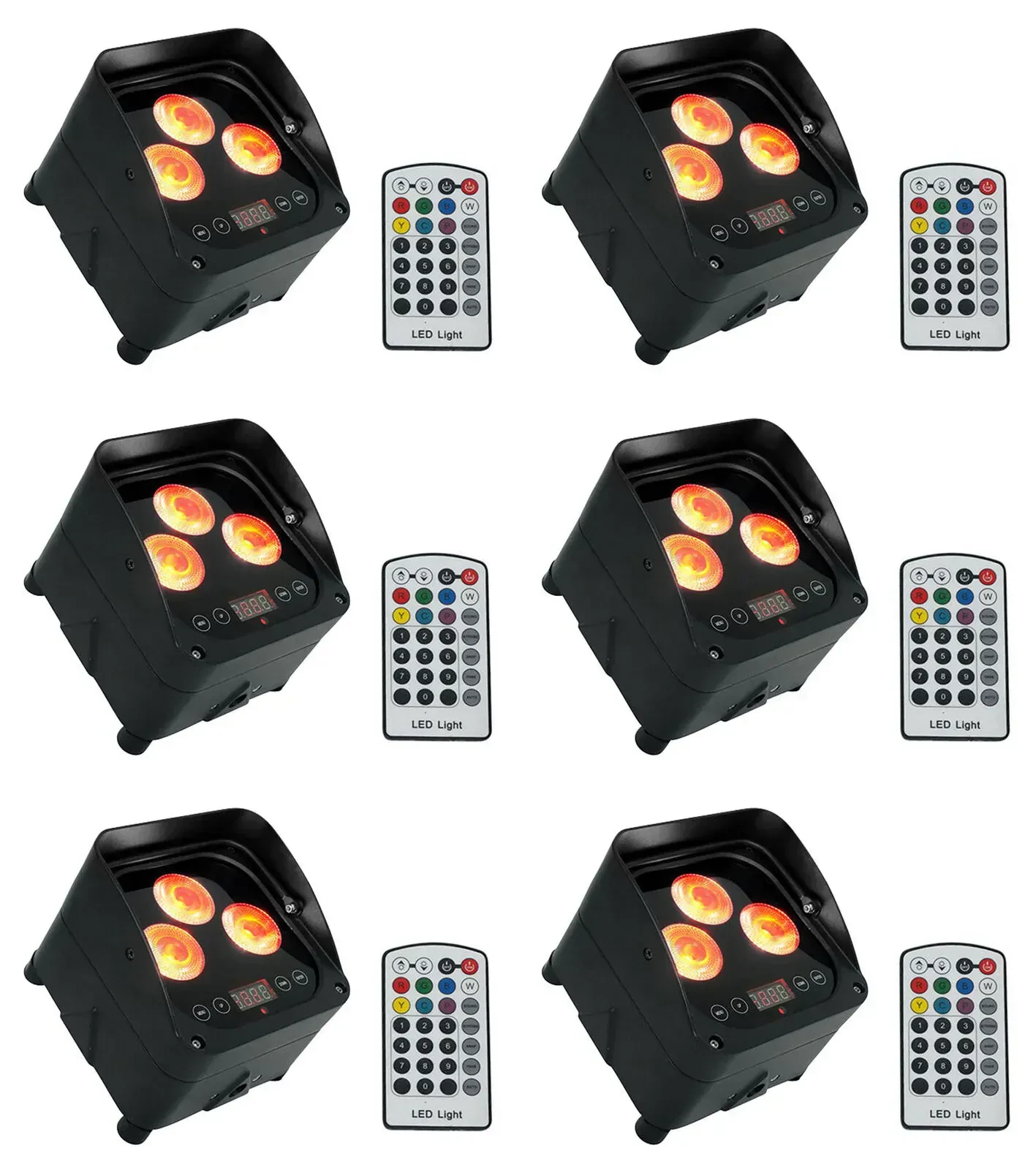 Светодиодный прибор Rockville WET PAR 50 Black (6 штук)