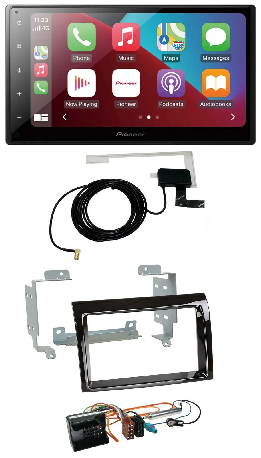 Автомагнитола Pioneer 2DIN, USB, Bluetooth, DAB, MP3 для Citroen Jumper 2006–2011