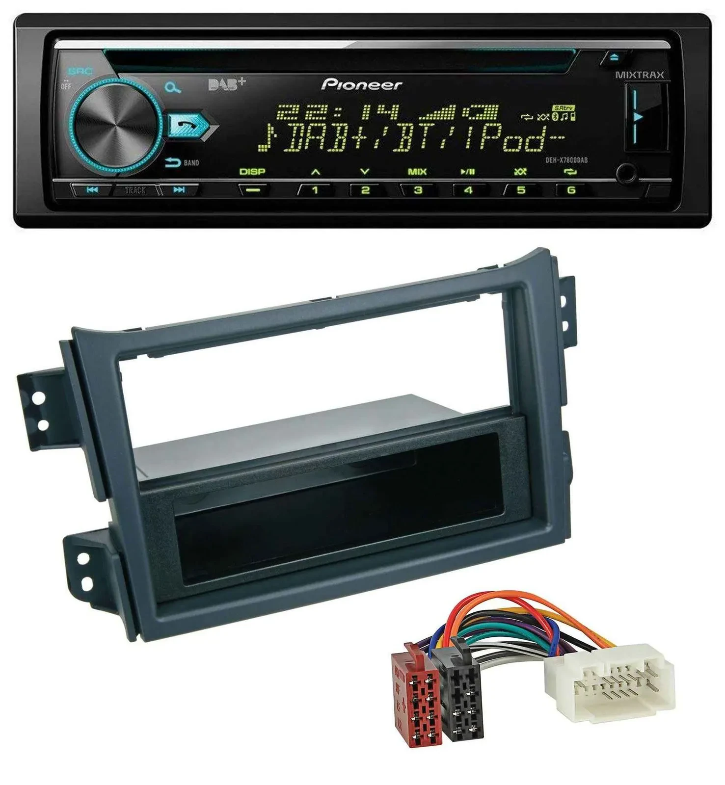 Pioneer DAB MP3 CD USB Bluetooth Autoradio für Opel Agila B 2008-2014 Suzuki Spl