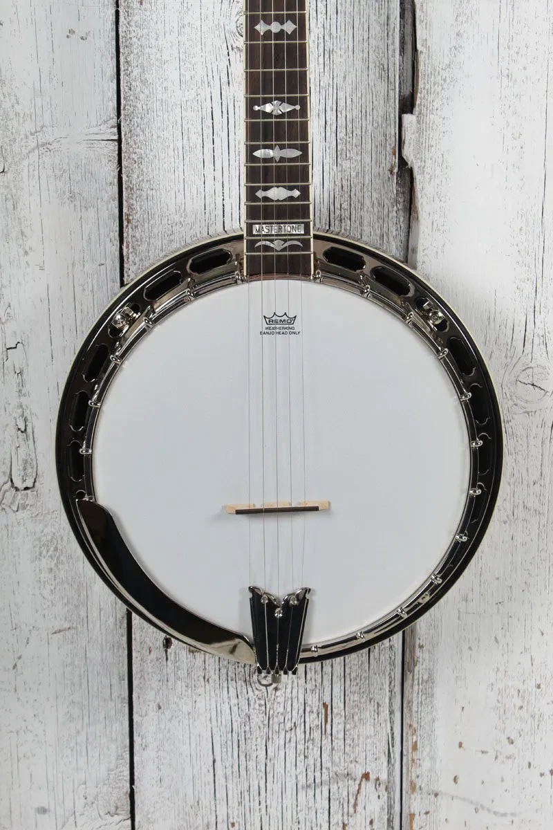 Epiphone Mastertone Classic Resonator Banjo 5 String Banjo with Hardshell Case