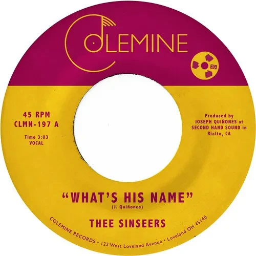Виниловая пластинка Thee Sinseers - What's His Name [New 7" Vinyl]
