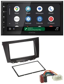 Автомагнитола Kenwood 2DIN DAB Bluetooth USB MP3 для Suzuki Kizashi (с 2009)