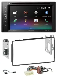 Автомагнитола для Nissan Qashqai 2007–2013 Pioneer 2-DIN Bluetooth USB DAB DVD MP3