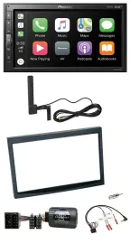 Pioneer USB 2DIN Bluetooth DAB Lenkrad Autoradio für Citroen C3 C2 Berlingo schw