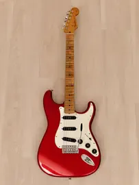 Электрогитара Fender Order Made Stratocaster Scalloped Red Japan 1990