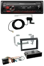 Автомагнитола для Citroen Jumper Pioneer 1 DIN USB DAB MP3 AUX, черный, Quadlock (2006–2011)