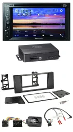 Pioneer 2DIN TMC DAB Lenkrad USB Bluetooth Navigation für BMW 5er E39 1997-2001