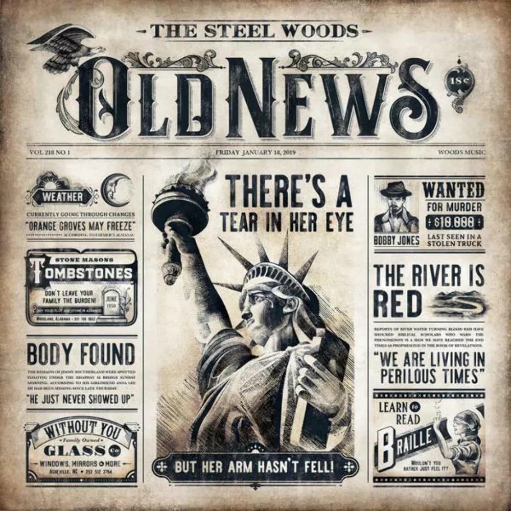 Виниловая пластинка The Steel Woods – Old News (Релиз 2019) Sealed