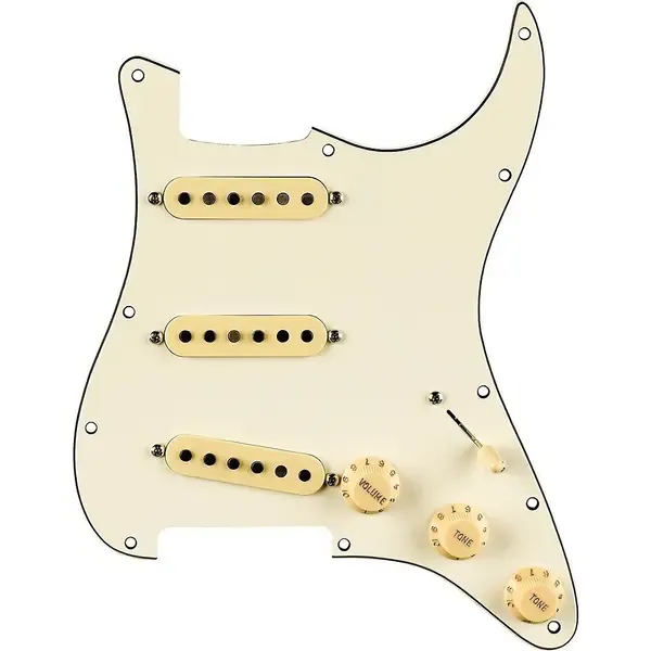 Комплект звукоснимателей для электрогитары Fender Pure Vintage '59 Pre-Wired Strat Pickguard Aged White