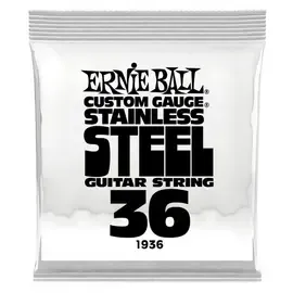 Струна для электрогитары Ernie Ball P01936 Stainless Steel, сталь, калибр 36