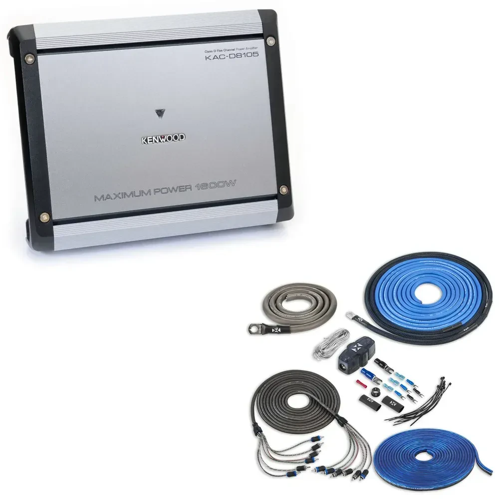 Автомобильный усилитель Kenwood KAC-D8105 5-канальный 1600W (с установочным комплектом)