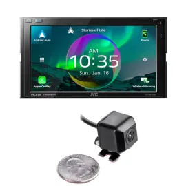 JVC KW-M875BW Digital Multimedia Receiver w/ 50% Off NVX XCADJ1 Backup Cam