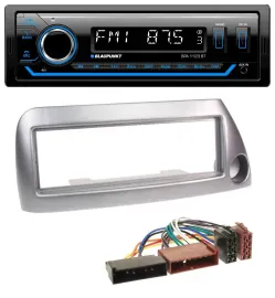 Blaupunkt MP3 Bluetooth USB AUX Autoradio für Ford Ka bis 2008 silber-metallic