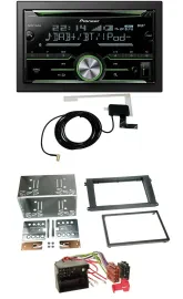 Pioneer CD USB MP3 Bluetooth 2DIN DAB Autoradio für Porsche Cayenne 2007-2010