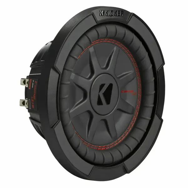 KICKER 48CWRT82 8 Inch 600W CompRT81 Dual 2 Ohm Car Subwoofer