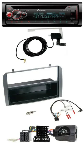 Pioneer DAB CD Lenkrad USB Bluetooth Autoradio für Alfa 147 GT 07-10 anthrazit A