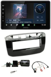 Автомагнитола Kenwood Bluetooth, USB, DAB для Fiat Punto/Punto Evo (с 2009)
