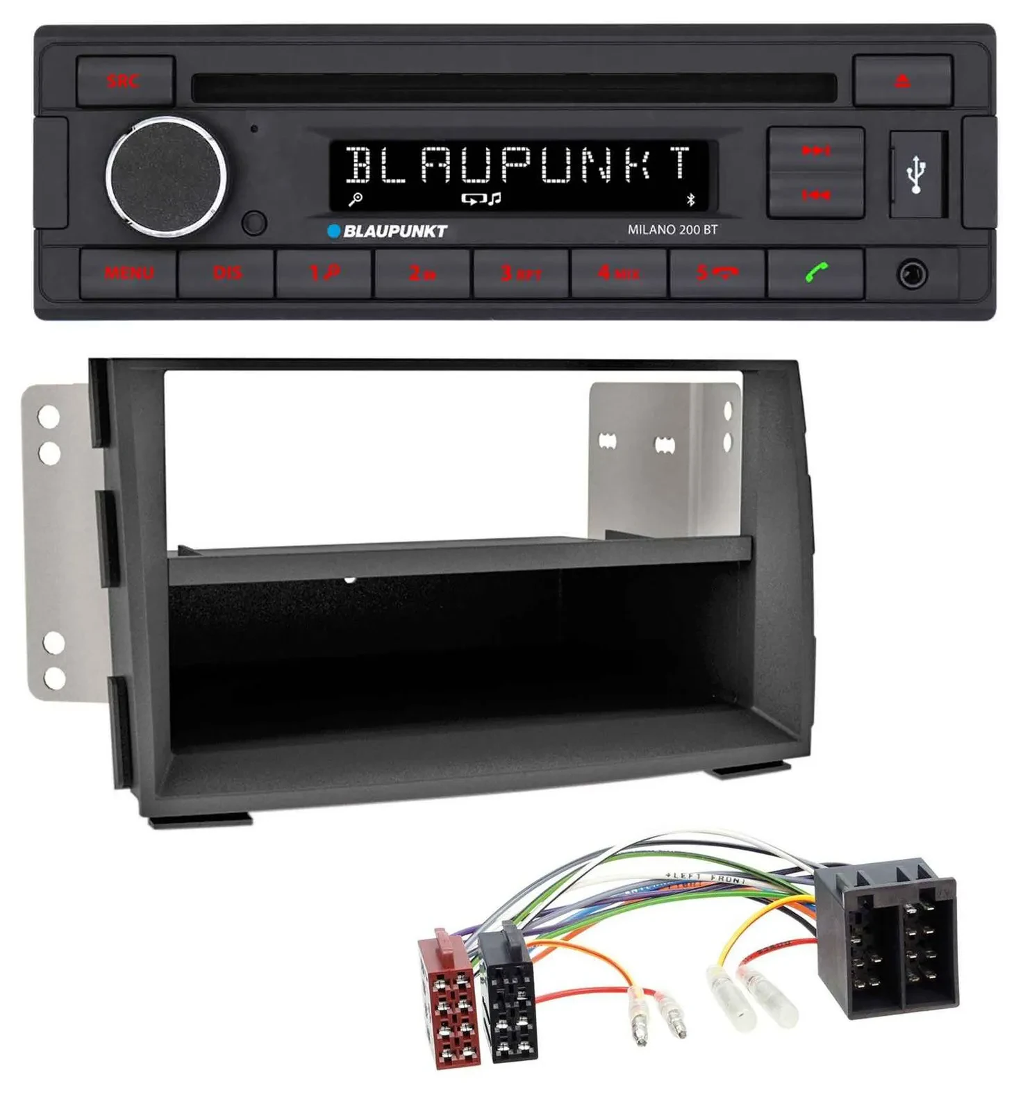Blaupunkt MP3 USB CD Bluetooth AUX Autoradio für Kia Venga (YN, ab 2009)