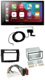 Автомагнитола для Toyota Corolla 2004–2009 Verso Pioneer 2DIN USB Bluetooth DAB MP3 черная