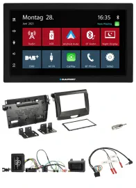 Blaupunkt Lenkrad Bluetooth DAB 2DIN USB Autoradio für Ford Ranger 2AB ab 04/201