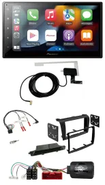 Pioneer Lenkrad USB Bluetooth DAB 2DIN Autoradio für Mazda 3 2003-2009 schwarz