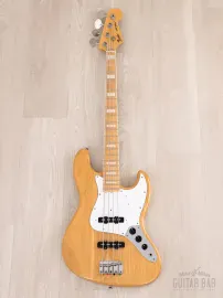 Бас-гитара Fender Jazz Bass 1975 Vintage Reissue JB75-100US JJ Natural Ash w/gigbag Japan 2008