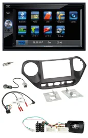 Blaupunkt Lenkrad USB Bluetooth TMC 2DIN Navigation für Hyundai i10 ab 2014