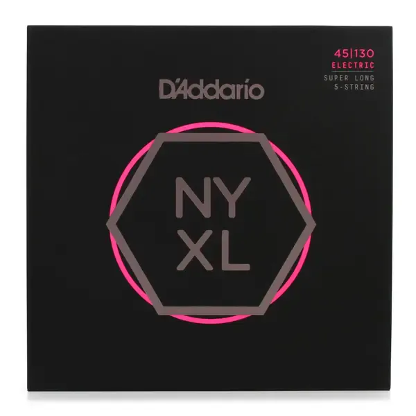 Струны для бас-гитары D'Addario NYXL45130SL Regular Light Super Long Scale 45-130