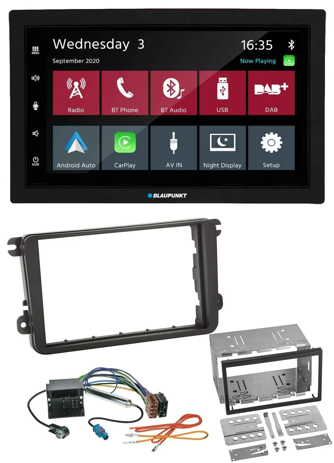 Blaupunkt DAB Bluetooth USB MP3 2DIN Autoradio für VW Amarok ab 10 Beetle ab 11