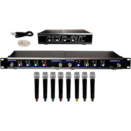 VocoPro 8 channel wireless microphone/USB interface package