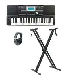 Fame G-3000 Keyboard Set 737 Sounds 240 Styles 128 Poly USB MIDI 61 Tasten