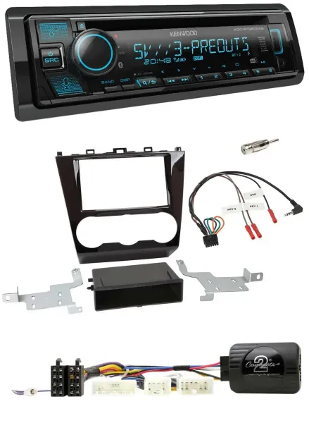 Kenwood Bluetooth USB CD Lenkrad DAB Autoradio für Subaru Forester ab 2015