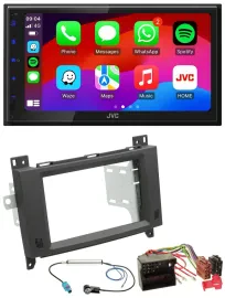 Автомагнитола для Mercedes Vito/Viano 2006–2014 JVC 2DIN, Bluetooth, DAB, USB, MP3