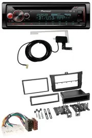 Pioneer DAB CD MP3 USB Bluetooth Autoradio für Toyota Corolla ab 2009 schwarz