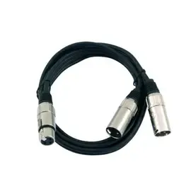 Коммутационный кабель Music Store Splitkabel 2x XLR m - 1x XLR f Adapterkabel, 1,5 m