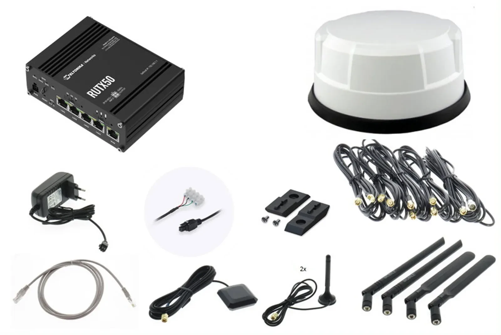 Dietz 5G/WLAN Router Teltonika RUTX50B ANT515 weiß TEL-RUTX50B-515