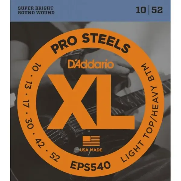 Струны для электрогитары D'Addario EPS540 10-52