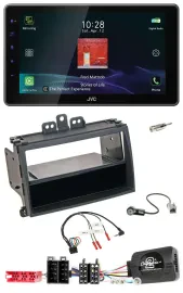 JVC DAB Lenkrad Bluetooth USB Autoradio für Hyundai i20 09-11 schwarz Rubber-Tou