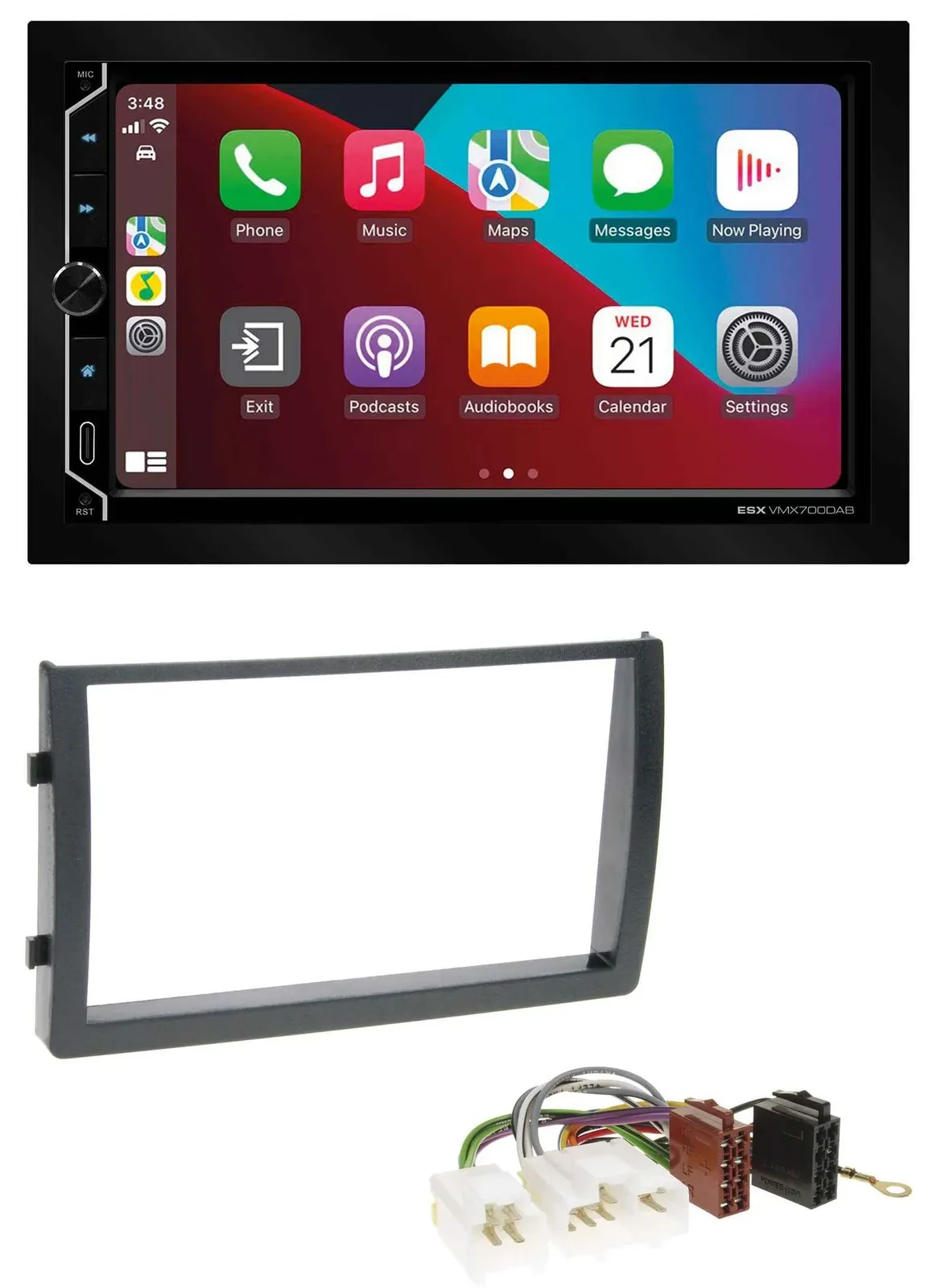 Автомагнитола для Nissan Altima 2005–2006 ESX 2DIN, DAB, USB, MP3, Bluetooth