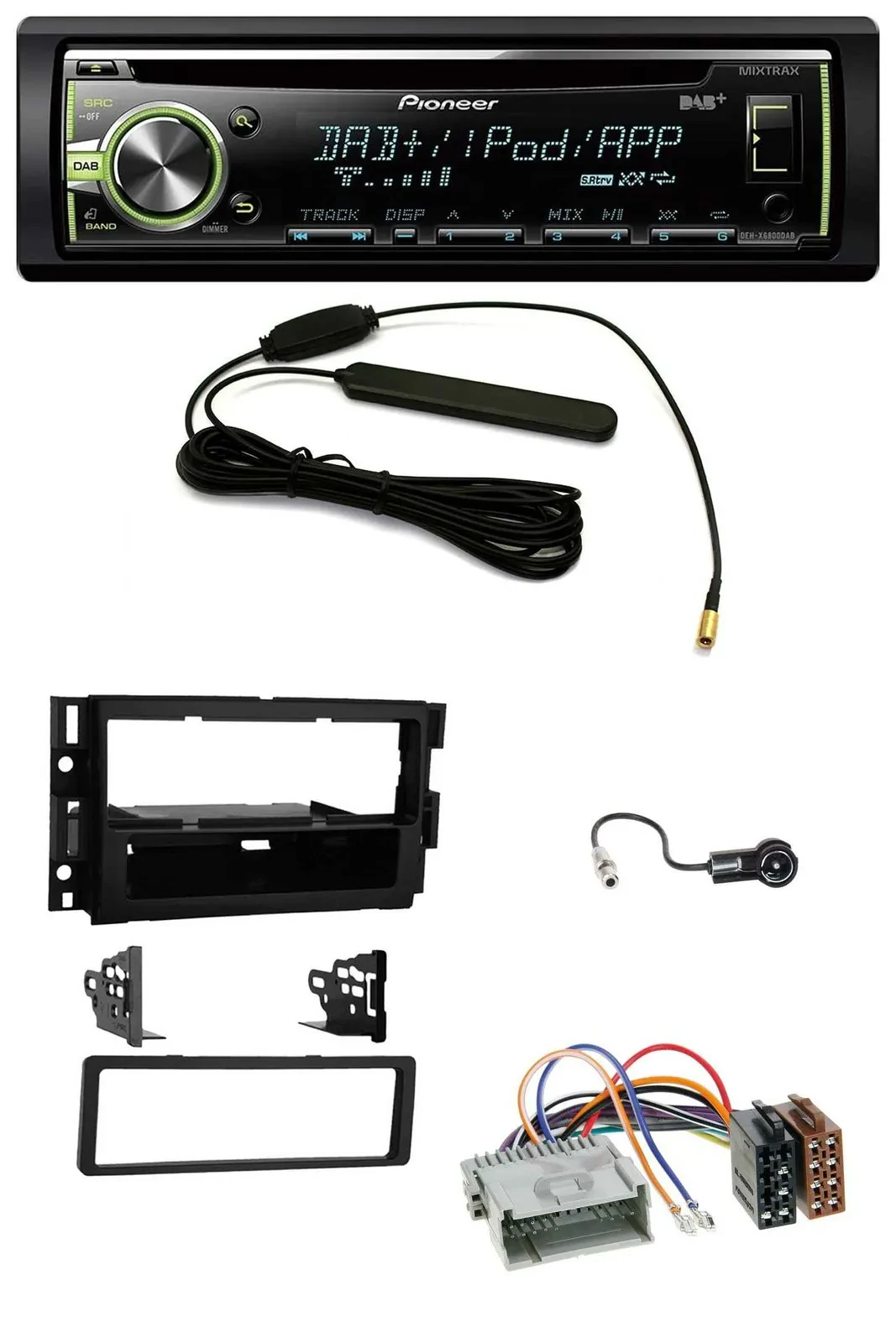 Автомагнитола для Buick Enclave 2008–2012, Lucerne 2006–20 Pioneer MP3/USB/CD/DAB/AUX