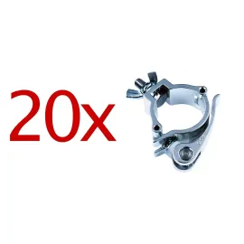 LightmaXX Half Coupler 48-51mm, 100Kg, Set of 20, Secure Mounting, ST-501E