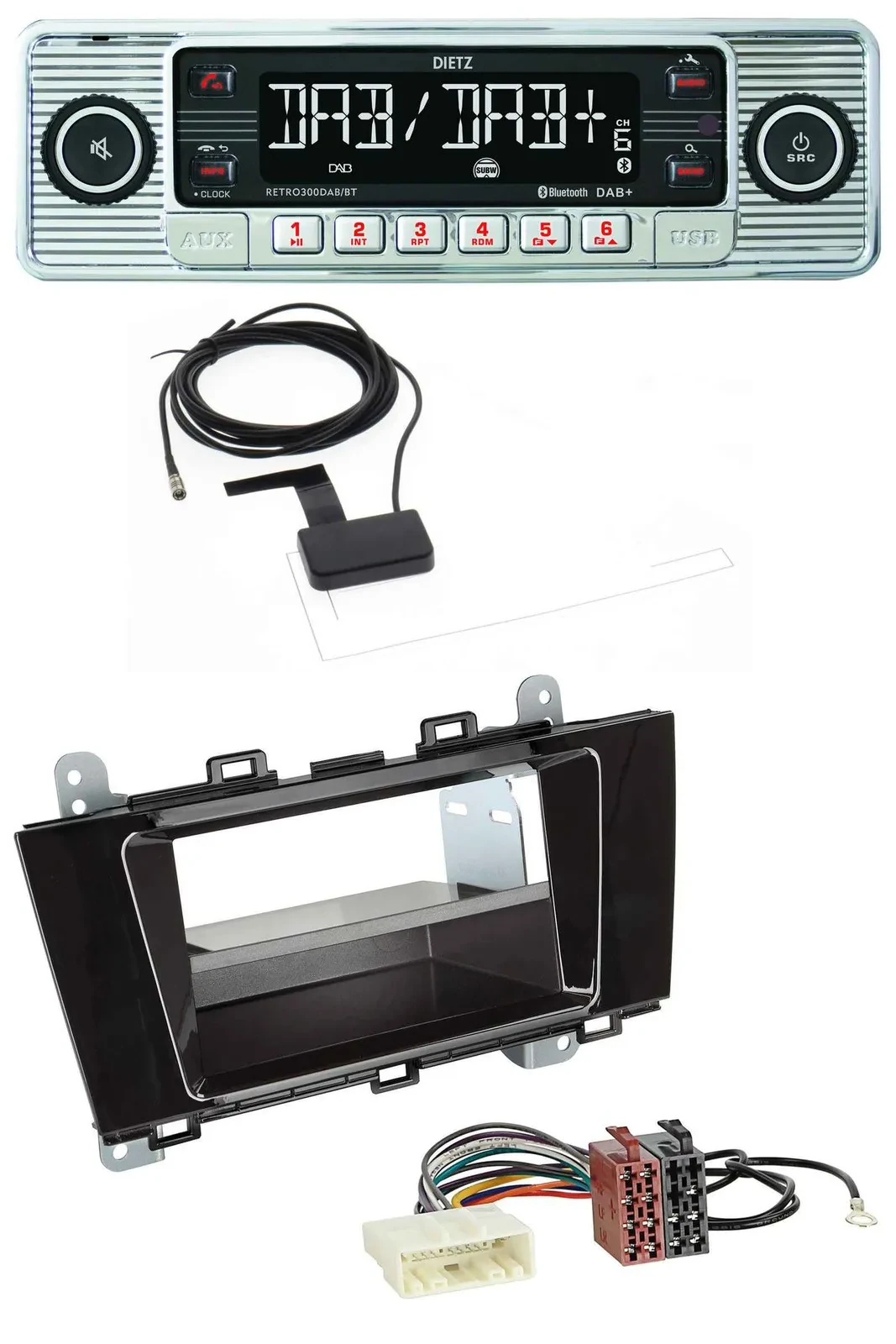 Dietz Bluetooth USB MP3 DAB Autoradio für Subaru Outback (ab 2015)